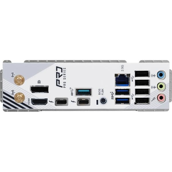 Asrock Z890 Pro RS WIFI DDR5 Intel LGA 1851 ATX Motherboard White - 4