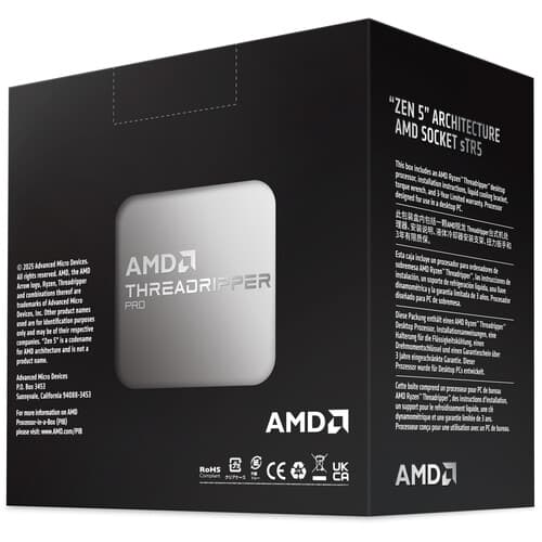 AMD Ryzen Threadripper PRO 9995WX 96 Cores sTR5 Processor - 2