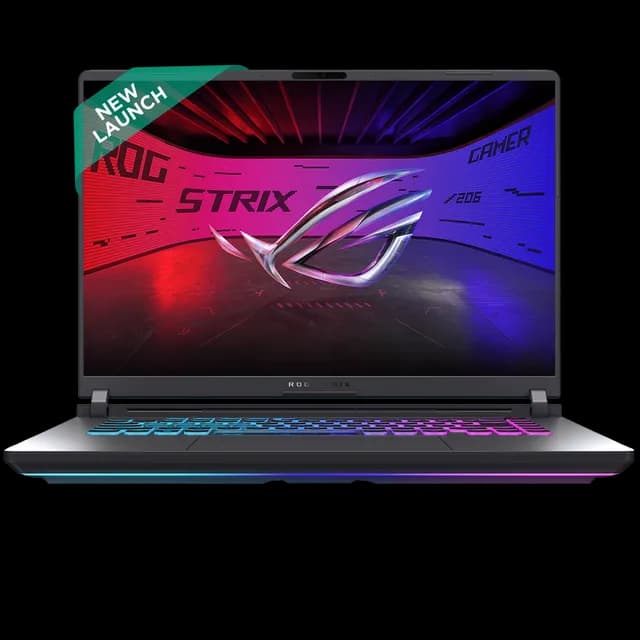 ASUS ROG Strix G16 G615LM-S5128WS Intel Core Ultra 9 Gaming Laptop (16GB, 1TB SSD, Windows 11 Home, 8GB Graphics, 16 inch 240 Hz 2.5K WQXGA IPS Display, NVIDIA GeForce RTX 5060, MS Office Home 2024, Eclipse Gray, 2.65 KG) - 1