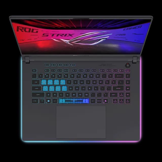 ASUS ROG Strix G16 G615LM-S5128WS Intel Core Ultra 9 Gaming Laptop (16GB, 1TB SSD, Windows 11 Home, 8GB Graphics, 16 inch 240 Hz 2.5K WQXGA IPS Display, NVIDIA GeForce RTX 5060, MS Office Home 2024, Eclipse Gray, 2.65 KG) - 3