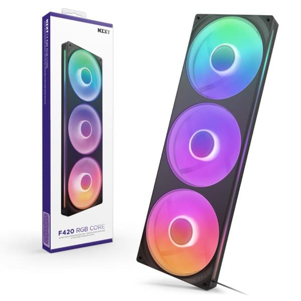 NZXT F420 RGB Core - White - 2