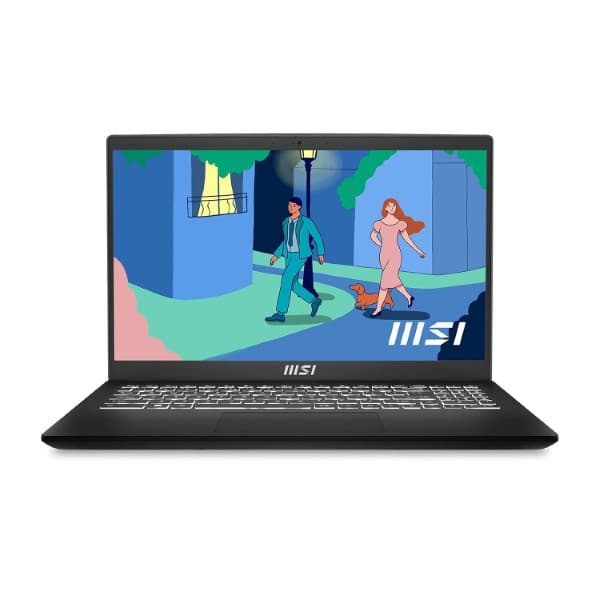MSI Modern 15 , AMD 7th Gen. Ryzen 5 7430U,40CM FHD 60Hz Thin & Light Laptop (16GB/512GB NVMe SSD/Windows 11 Home/Office 2021/AMD Radeon/Classic Black/1.75Kg) B7M-445IN - 5