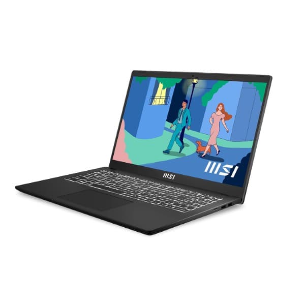 MSI Modern 15 , AMD 7th Gen. Ryzen 5 7430U,40CM FHD 60Hz Thin & Light Laptop (16GB/512GB NVMe SSD/Windows 11 Home/Office 2021/AMD Radeon/Classic Black/1.75Kg) B7M-445IN - 2