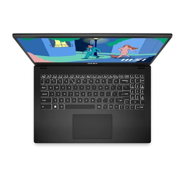 MSI Modern 15 , AMD 7th Gen. Ryzen 5 7430U,40CM FHD 60Hz Thin & Light Laptop (16GB/512GB NVMe SSD/Windows 11 Home/Office 2021/AMD Radeon/Classic Black/1.75Kg) B7M-445IN - 10