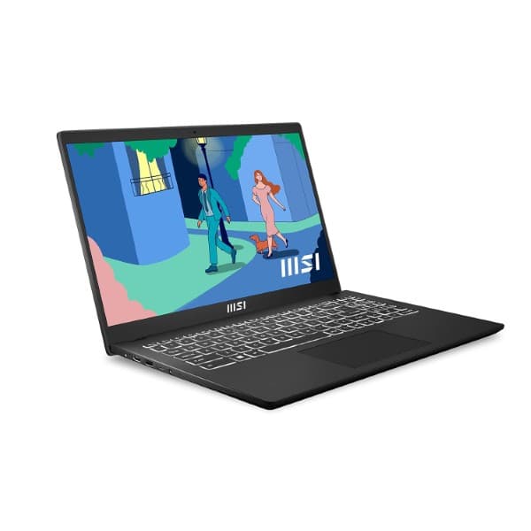 MSI Modern 15 , AMD 7th Gen. Ryzen 5 7430U,40CM FHD 60Hz Thin & Light Laptop (16GB/512GB NVMe SSD/Windows 11 Home/Office 2021/AMD Radeon/Classic Black/1.75Kg) B7M-445IN - 4