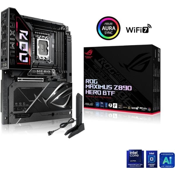 ASUS ROG MAXIMUS Z890 HERO BTF LGA 1851 ATX Motherboard - 8