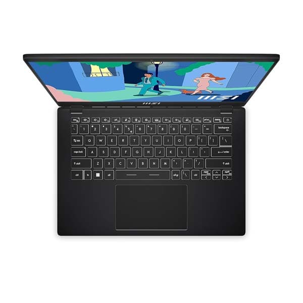 MSI Modern 14, Intel 12Th Gen. I7-1255U, 36Cm FHD 60Hz Laptop(16GB/512GB NVME SSD/Windows 11 Home/Bluetooth/Mso 2021/Intel Iris Xe Graphics/Classic Black/1.4Kg), C12MO-1211IN - 2