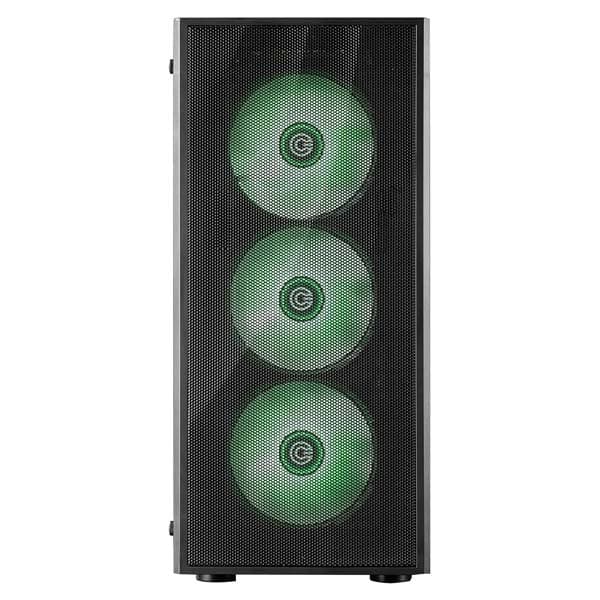 Circle Xtender X1 ATX Mid Tower Gaming Cabinet (Black) - 2