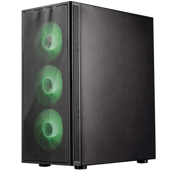 Circle Xtender X1 ATX Mid Tower Gaming Cabinet (Black) - 4