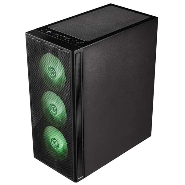 Circle Xtender X1 ATX Mid Tower Gaming Cabinet (Black) - 3