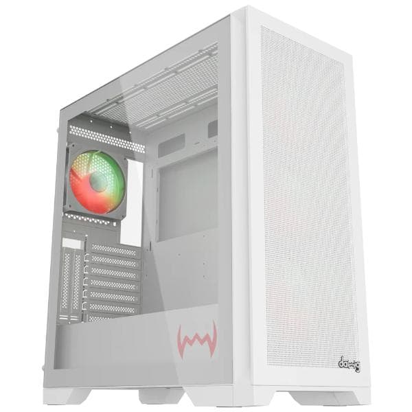 Dawg Y 720 Mid Tower ATX Cabinet (White) - 1