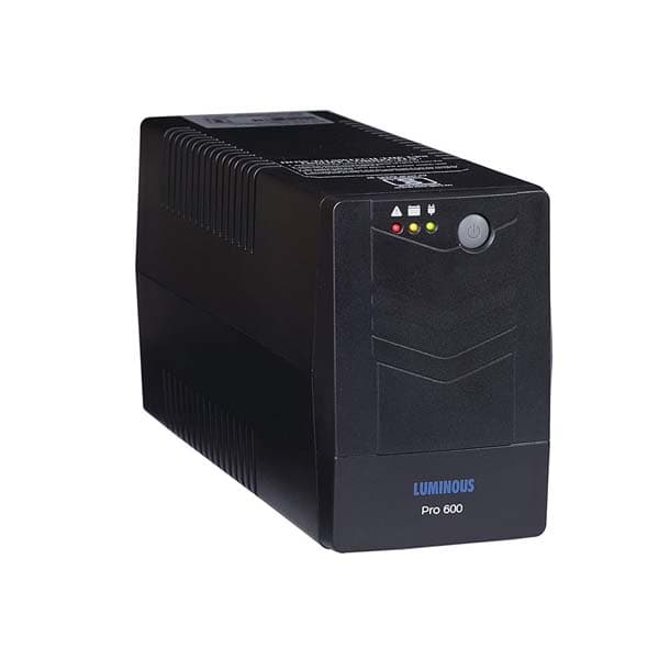 LUMINOUS LB600PRO 600VA UPS -PRO 230 V Offline/Standby Tower Model UPS with Overload Protection 3 Outlet Plugs - 1