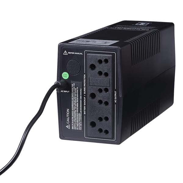 LUMINOUS LB600PRO 600VA UPS -PRO 230 V Offline/Standby Tower Model UPS with Overload Protection 3 Outlet Plugs - 3