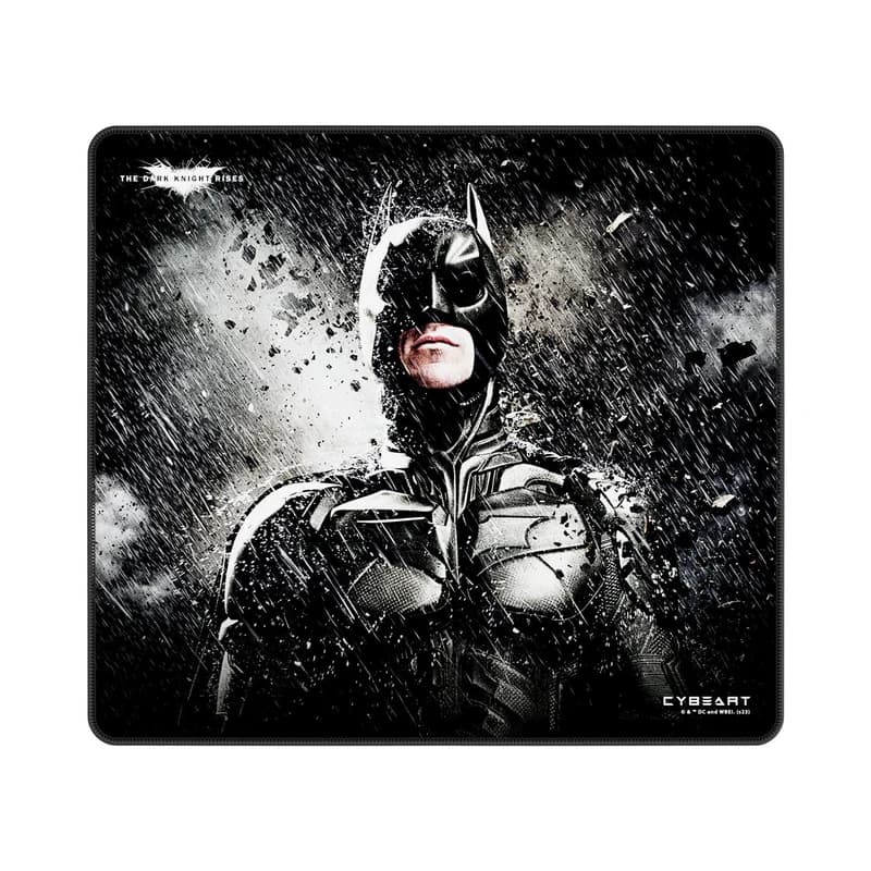 Cybeart | Batman - The Dark Knight Rises Gaming Mouse Pad (Large - 450x400x4mm) | Waterproof, Never Slip Base, Stitched Edges, Esports Grade - 1