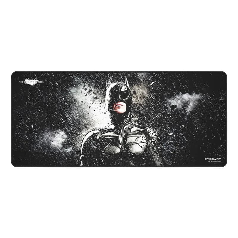 Cybeart | Batman - The Dark Knight Rises Gaming Desk Mat (XXL - 900x400x4mm) | Waterproof, Never Slip Base, Stitched Edges, Esports Grade - 1