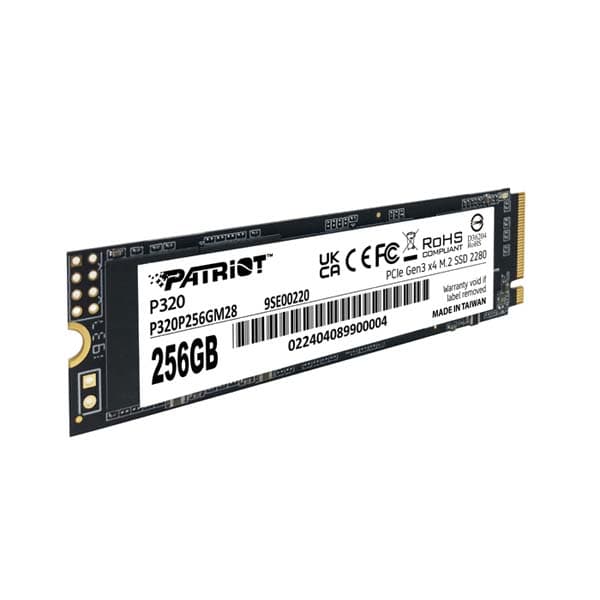 Patriot P320 256GB M.2 2280 PCIe Gen 3×4 SSD - 2