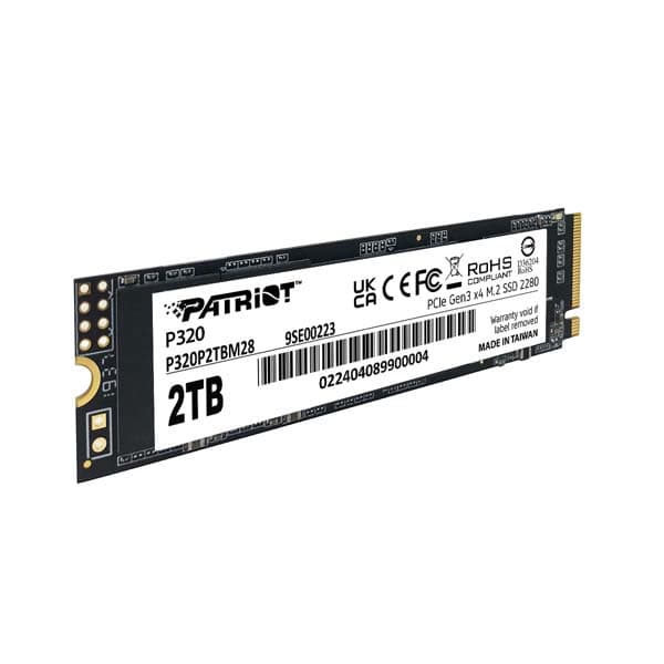 Patriot P320 2TB M.2 2280 PCIe Gen 3×4 SSD - 2
