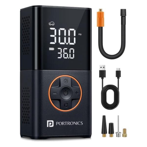 Portronics Vayu 3.0 tyre Inflator - 1
