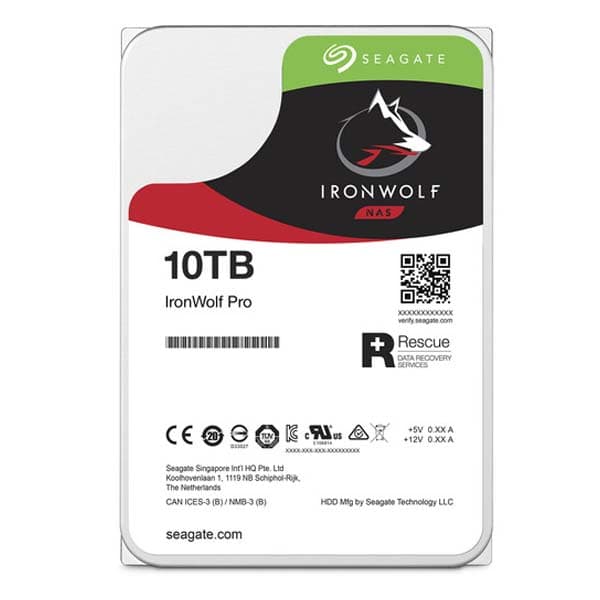 Seagate IronWolf Pro 10TB 3.5 inch SATA NAS Hard Drive - 2