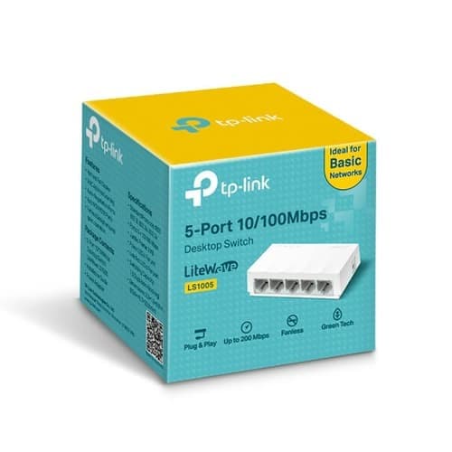 TP-Link LS1005 Unmanaged Desktop Switch - 2