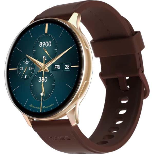 Noise Vortex Plus 1.46 AMOLED Display, AoD, BT Calling, Sleek Metal Finish, 7 Days Battery Life, All New OS with 100+ Watch Faces & Health Suite (Vintage Brown)