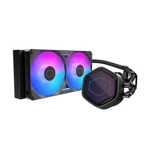 Cooler Master MasterLiquid Atmos II Pixel LED 240mm ARGB CPU Liquid Cooler - 1