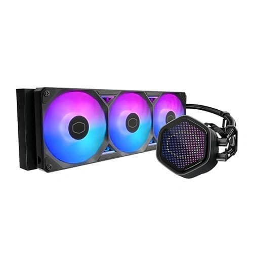 Cooler Master MasterLiquid Atmos II Pixel LED 360mm ARGB CPU Liquid Cooler - 1
