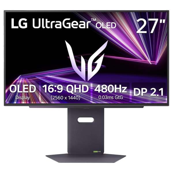 LG UltraGear 27GX790A-B 27" 480Hz OLED QHD 1440P Gaming Monitor - 1