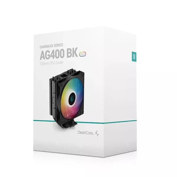 Deepcool AG400 BK ARGB 120mm CPU Air Cooler (Black) - 6
