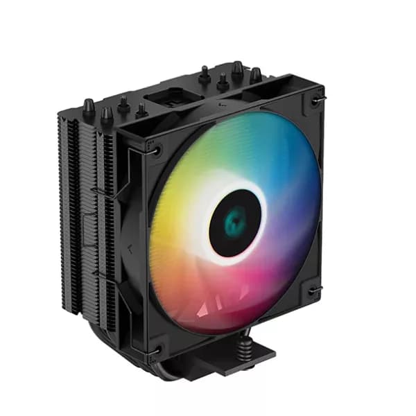 Deepcool AG400 BK ARGB 120mm CPU Air Cooler (Black) - 1
