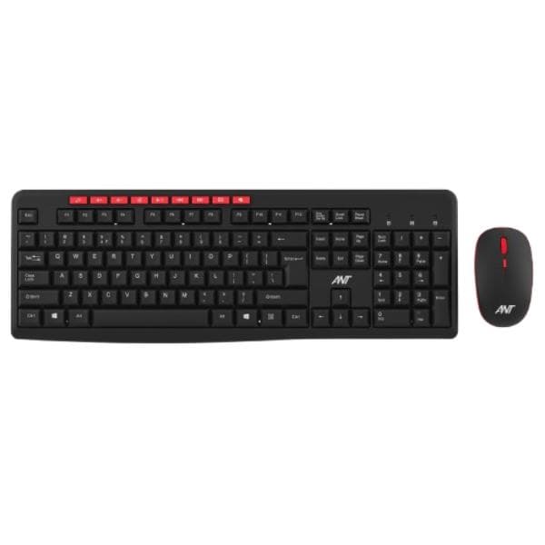 Ant Esports ANT WK200 Nano Wireless Membrane keyboard Combo Black - 1