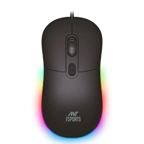 Ant Esports GM40 Wired Optical Gaming Mouse with RGB LED, Lightweight and Ergonomic Design, DPI Upto 2400, Compatible with Windows and Mac - 1
