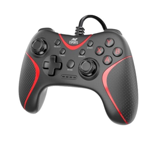 Ant Esports GPL200 Wired Joystick with Dual-Vibration Black Gaming pad - 1