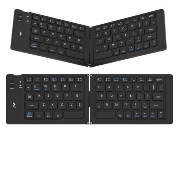 Ant Esports WK150 Ergonomic Foldable Wireless Bluetooth Keyboard Black - 1