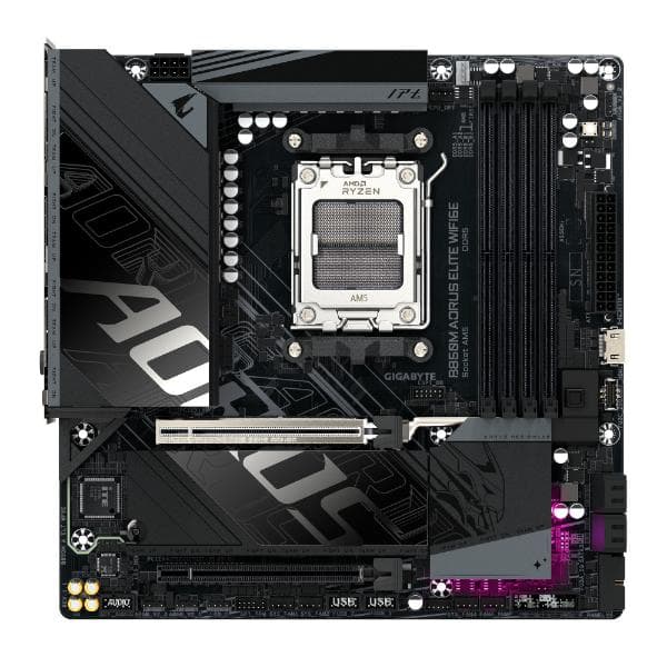 Gigabyte B850M AORUS ELITE WIFI6E AM5 MATX AMD Motherboard - 3