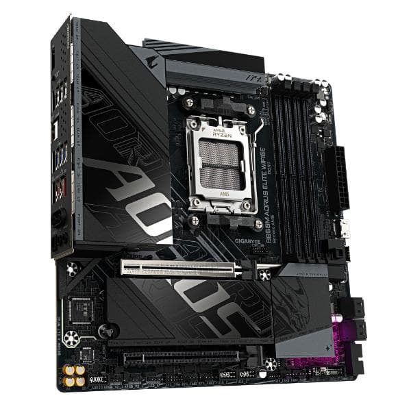 Gigabyte B850M AORUS ELITE WIFI6E AM5 MATX AMD Motherboard - 5