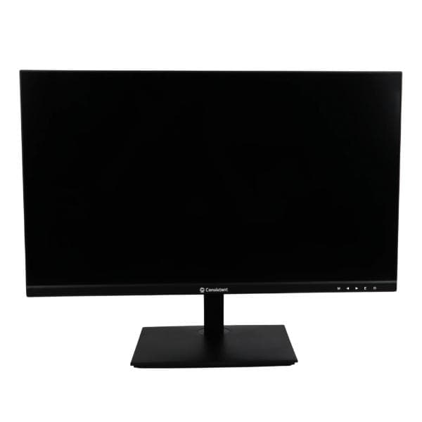 Consistent 2400 23.8" inch (60.5 cm) Wide Display 1920 x 1080 Pixels Full HD Ultra-Slim Frameless Monitor- HDMI, Inbuilt Speakers (BLACK) 3 Years Warranty - 1