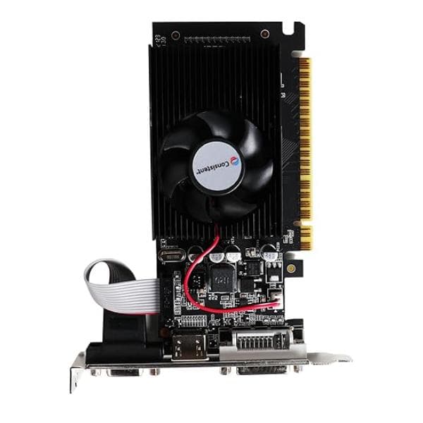 Consistent 610 Graphics Card 2GB DDR3 64-bit, 2GB PCI-Express pci_e ddr3_sdram Graphics Card with 3 Year Replacement Warranty - 1