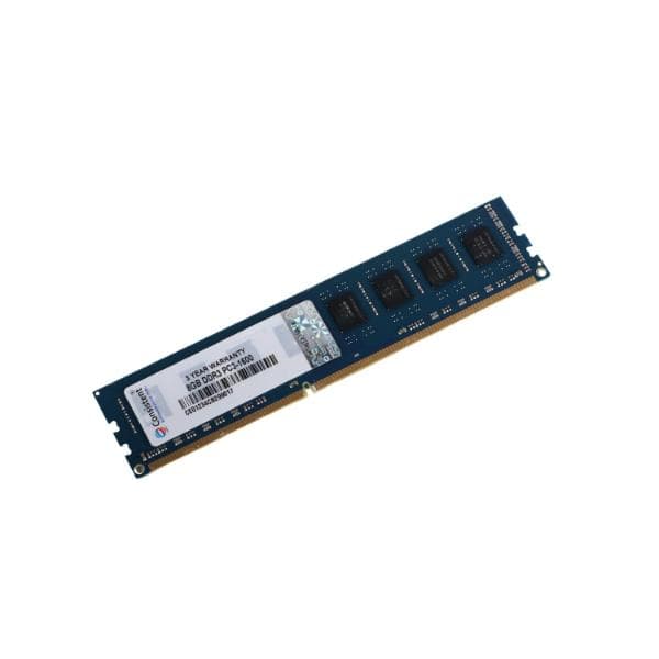 Consistent 8GB DDR3 1600MHz Desktop RAM (Memory) U-DIMM | Long-DIMM | DT PC3-1600 Single Channel Memory - 1