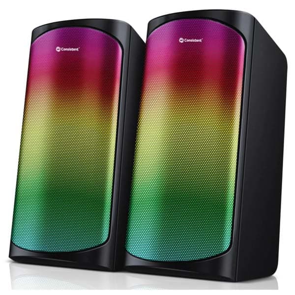 Consistent Bang Bang USB 2.0 Speaker | Dynamic RGB Lighting | PC Speakers - 1