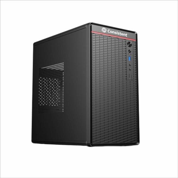 Consistent CIE108 PC Case/SMPS Computer Case 4 Full Slots VGA Max 250mm Bold Design for Bold Performance