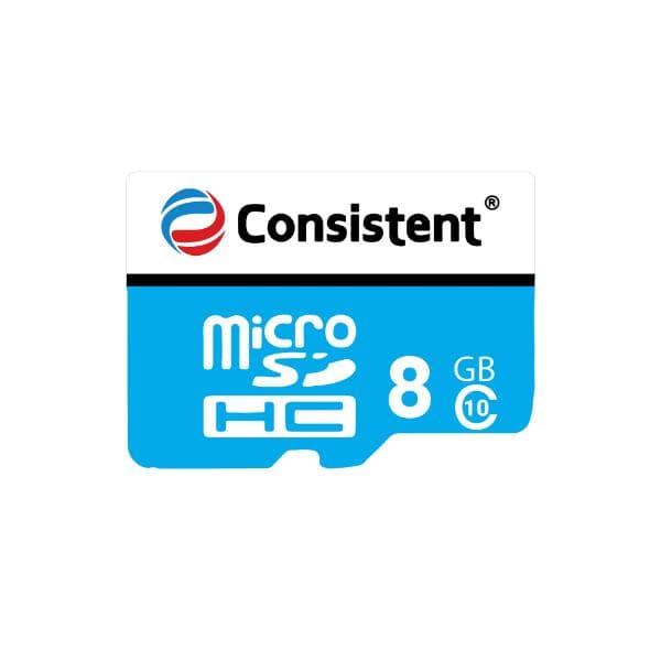Consistent Micro SD Card 8Gb, High Performance 5 Year Warranty - 1