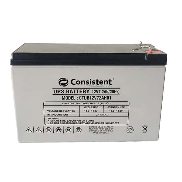 Consistent UPS Battery 12V 7AH (CTUB12V72AH01) - 1