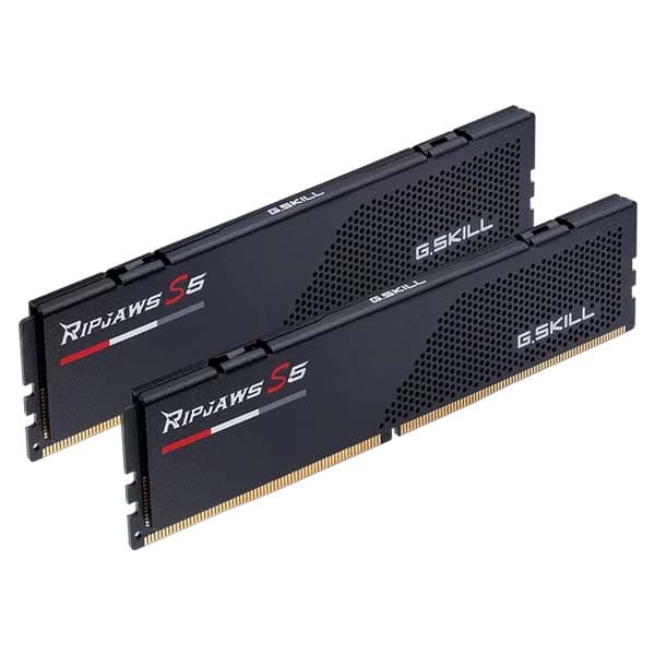 G.SKILL Ripjaws S5 128GB (2x64GB) 6400MT/s DDR5 Memory (Black) - 1