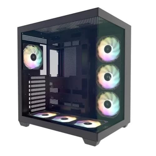 GALAX HOF Allsynq ARGB ATX Mid Tower Case (Black) - 1