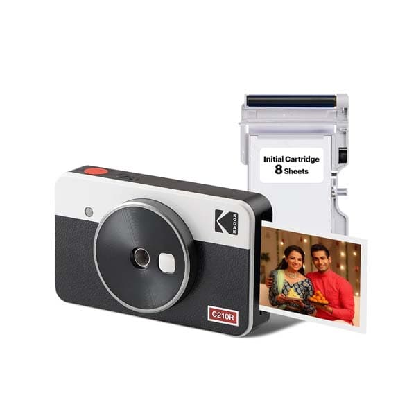 Kodak Mini Shot 2 Retro 2in1 + 8 Sheets (White) - 1
