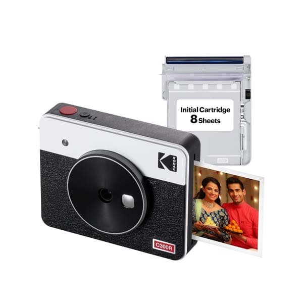 Kodak Mini Shot 3 Retro 2in1 + 8 Sheets (White) - 1