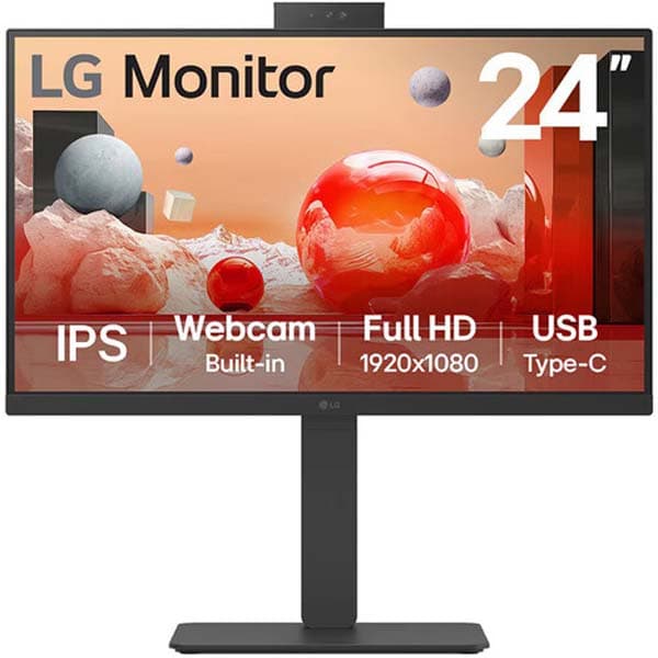 LG 24BA850-B 24" IPS Full HD (1920 x 1080) 100Hz Monitor (Black) - 1