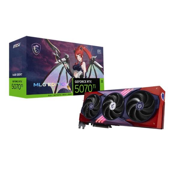 MSI RTX 5070 Ti MLG Edition OC 16GB GDDR7 Graphics Card - 1