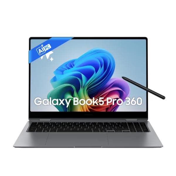 Samsung Galaxy Book5 Pro 360 NP960QHA-KG3IN Notebook Laptop (Intel Core Ultra 5/16 GB/512 GB SSD/Intel Arc Graphics/Windows 11 Home/MSOffice/Dynamic AMOLED 2X), 40.64 cm - 16 inch, Grey